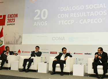 FTCCP expone diálogo con resultados en EXCON 2023